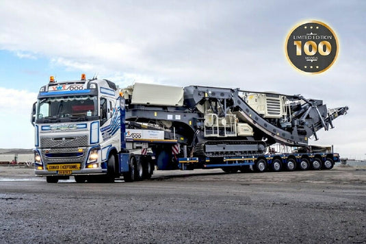 【予約】10-12月以降発売予定WijgerdenVan Wijgerden Volvo FH04 Globetrotter + ノーテブーム MCO-PX semi low loader 6軸トラック 建設機械模型 工事車両TEKNO 1/50 ミニチュア