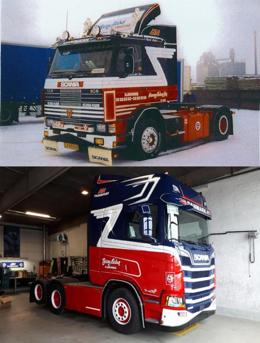 【予約】10-12月以降発売予定Nielsen, Bjarne Scaniaスカニア 142 4x2 en Scaniaスカニア NGS R-serie Highline 6x2トラクタ 建設機械模型 工事車両TEKNO 1/50 ミニチュア