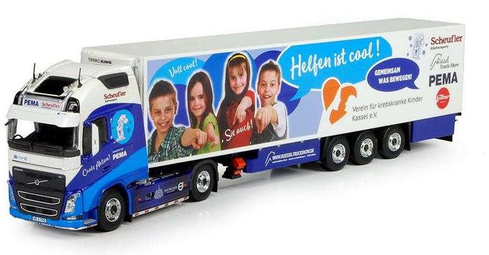 Pema Volvo FH04 Globetrotter XL reefer trailer 73947 トラック /Tekno 1/50 建設機械模型 ミニチュア