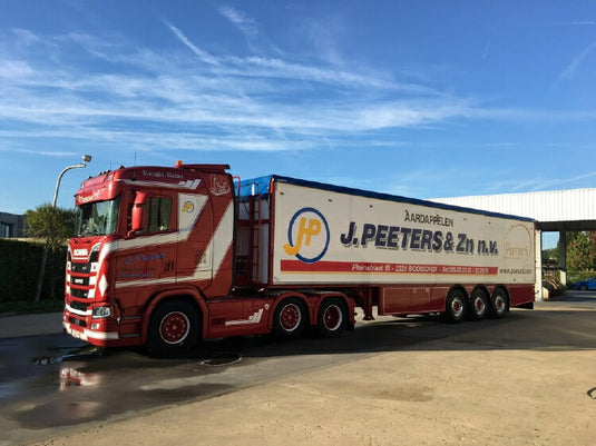 【予約】6-8月以降発売予定Peeters Scania S-serie Highline with potato-semitrailerトラック/建設機械模型 工事車両 Tekno 1/50 ミニチュア