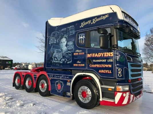 【予約】2020年1-3月以降発売予定Mc Fadyens Scania R-serie Longline 8x4トラックトラクタヘッド/建設機械模型 工事車両 TEKNO 1/50 ミニチュア