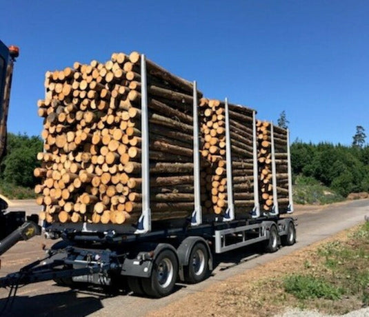 【予約】10-12月以降発売予定Kvarforths Transport Scania S-serie Highline Swedish wood combination トラック 積載車/建設機械模型 工事車両 Tekno 1/50 ミニチュア
