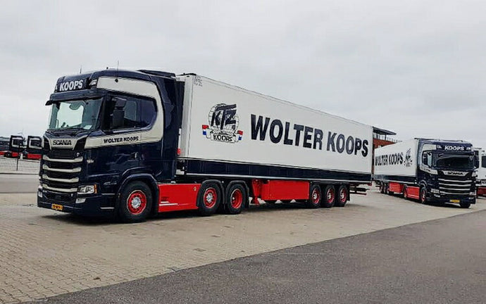 【予約】2019年7-9月以降発売予定Scania S-serie Highline リーファーセミトレーラートレーラー  /建設機械模型 工事車両 TEKNO 1/50 ミニチュア