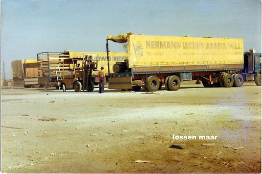【予約】2019年8-10月以降発売予定Ludwig, Hermann Volvo F88 with Classic tilt semitrailer トラック /建設機械模型 工事車両 TEKNO 1/50 ミニチュア