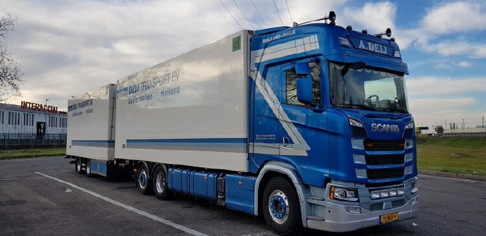 【予約】10-12月以降発売予定Deij Scania S-serie Highline rigid truck with trailerトラック/建設機械模型 工事車両 Tekno 1/50 ミニチュア
