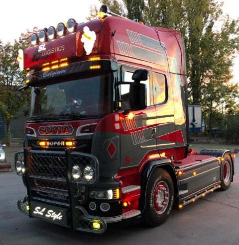 【予約】2019年8-10月以降発売予定SL Logistics Scania R-serie Topline 4x2 トラック トラクタ/建設機械模型 工事車両 TEKNO 1/50 ミニチュア