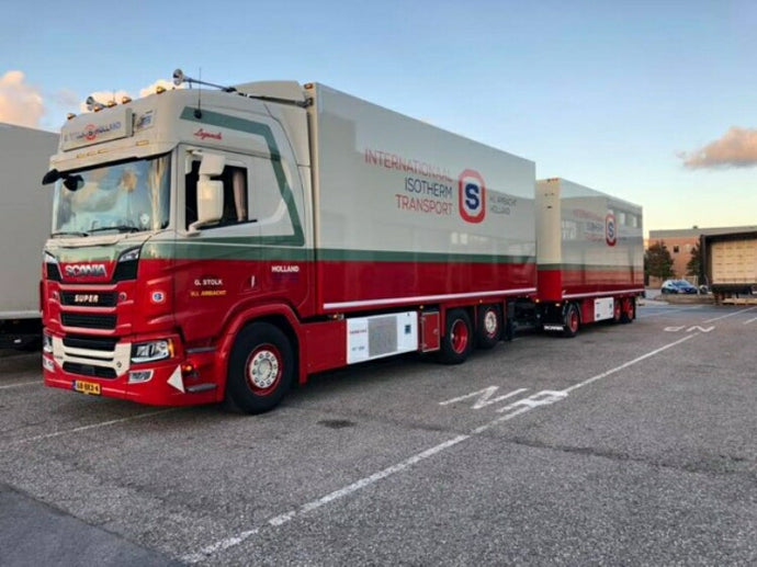 【予約】10-12月以降発売予定Transtolk Scania NG R-serie Highline rigid truck with trailerトラック/建設機械模型 工事車両 Tekno 1/50 ミニチュア