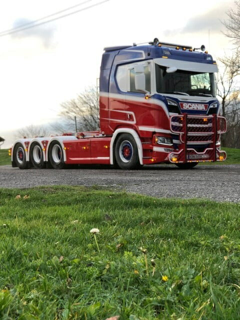 【予約】2020年1-3月以降発売予定Kalsereds Scania NGS R-serie with resin コンテナ /建設機械模型 工事車両 TEKNO 1/50 ミニチュア