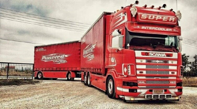【予約】2020年4-6月以降発売予定Scania 4-serie Topline schuifzeilen combinatie  トラック /建設機械模型 工事車両 Tekno 1/50 ミニチュア