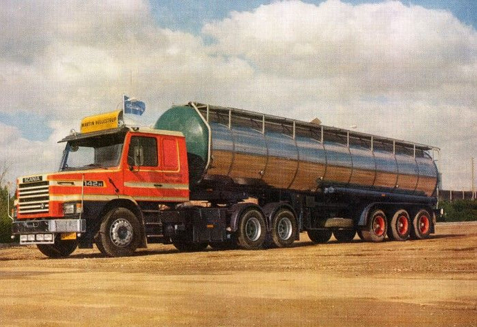 【予約】2020年1-3月以降発売予定Hellestrup, Martin Scaniaスカニア 2-serie Torpedo with tanktrailerトラック 建設機械模型 工事車両TEKNO 1/50 ミニチュア