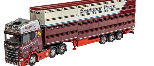 Southbar Transport Scania S500 Highline 6 livestock trailer TUK005 75556 トレーラー トラック /Tekno 1/50 建設機械模型
