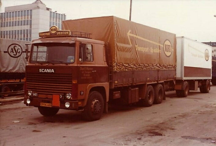 【予約】2020年1-3月以降発売予定NORD Scania 141 rigid truck trailerトラック/建設機械模型 工事車両 TEKNO 1/50 ミニチュア
