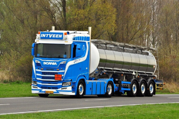 【予約】2020年1-3月以降発売予定Veen, In 't Scania NG S-serie 3軸 タンクトレーラートラック/建設機械模型 工事車両 TEKNO 1/50 ミニチュア