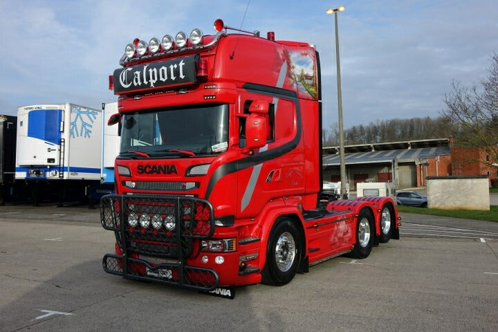 ギャラリービューアに画像をロードする, 【予約】12月以降発売予定Calport Scania R-serie Topline 6x2トラック トラクタ/TEKNO 1/50 建設機械 模型ミニカー  はたらく車 重機
