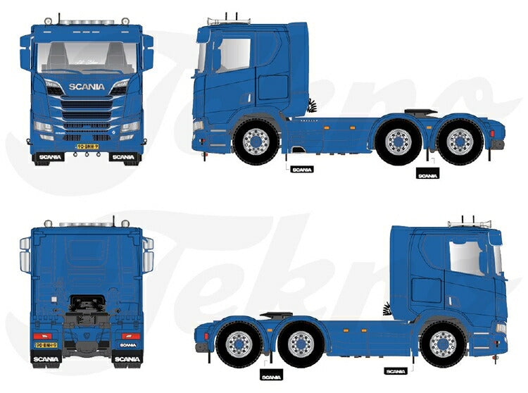 ギャラリービューアに画像をロードする, 【予約】10-12月以降発売予定Scania Next Gen platte cabine トラック トラクタヘッド TEKNO 1/50 建設機械 模型ミニカー  はたらく車重機
