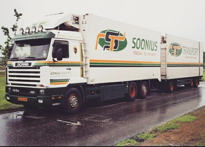 【予約】2021年2月以降発売予定Soonius Scania Streamline 143-420 rigid truck 3軸トレーラー トラック/TEKNO 1/50 建設機械 模型ミニカー  はたらく車 重機