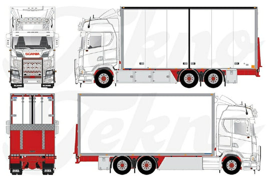 【予約】10-12月以降発売予定Scania Next Gen S-serie Highline Zweedse motorwagen トラック  TEKNO 1/50 建設機械 模型ミニカー  はたらく車重機