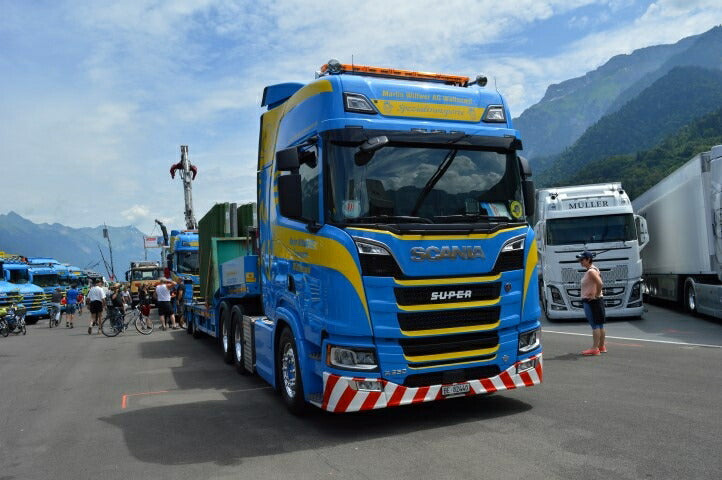 ギャラリービューアに画像をロードする, 【予約】2021年1-3月以降発売予定Wittwer Transport, Martin Scania Next Gen R-serie Highline met 3-assige diepladerトラック トレーラー/TEKNO 1/50 建設機械 模型ミニカー  はたらく車 重機
