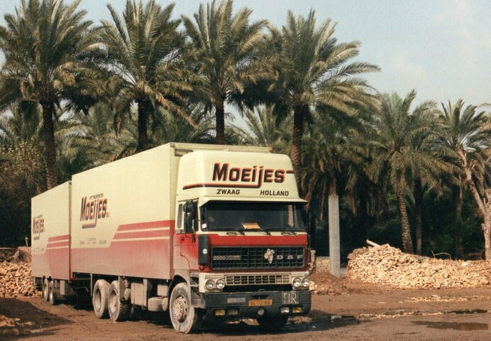 ギャラリービューアに画像をロードする, 【予約】10-12月以降発売予定Moeijes DAF 2800 Topsleeper motorwagen met wipkar トラック /Tekno  建設機械模型 工事車両 1/50 ミニカー
