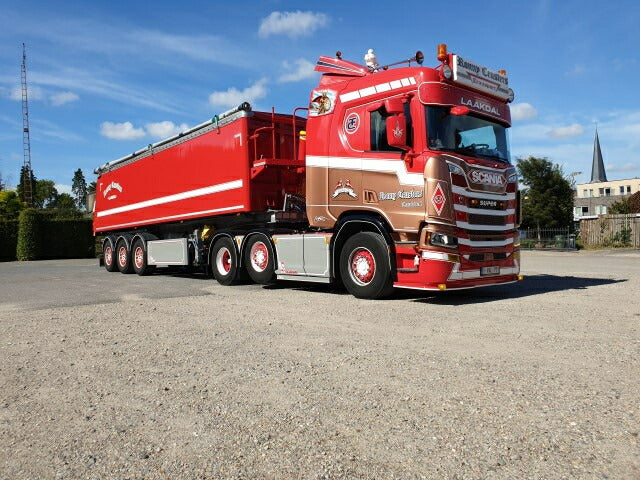 【予約】10-12月以降発売予定Ceusters, Ronny Scania Next Gen R-serie met 3-assige Stas kipper トラック /Tekno  建設機械模型 工事車両 1/50 ミニカー