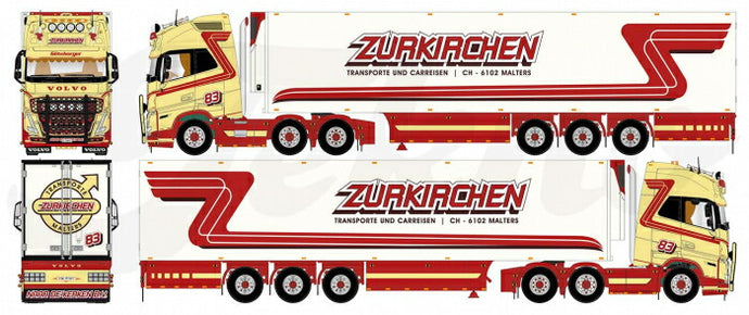 【予約】2023年発売予定Volvo Globetrotter XL 6x2 met zamac koeloplegger トラック/建設機械模型 工事車両 TEKNO 1/50 ミニチュア