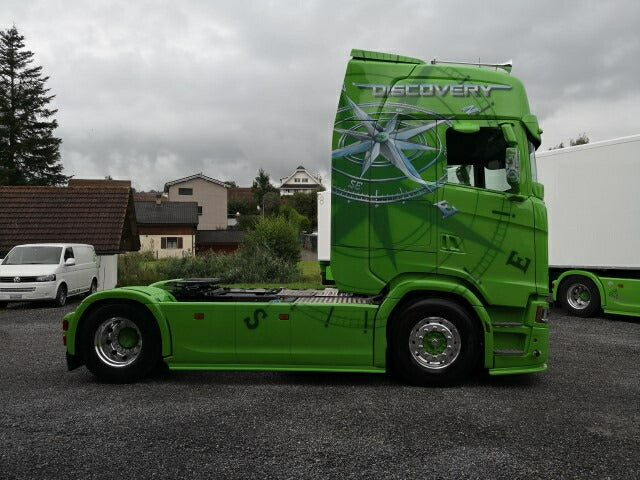 ギャラリービューアに画像をロードする, 【予約】4月以降発売予定Muller Discovery Scania Next Gen Highline met 3assige (zamac) koeloplegger トラック /Tekno 建設機械模型 工事車両 1/50 ミニカー
