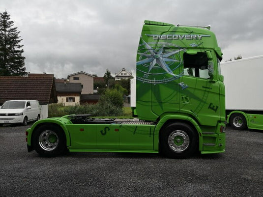 【予約】4月以降発売予定Muller Discovery Scania Next Gen Highline met 3assige (zamac) koeloplegger トラック /Tekno 建設機械模型 工事車両 1/50 ミニカー
