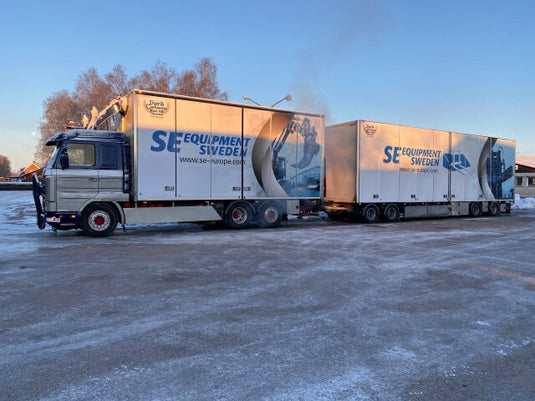 【予約】12月以降発売予定Carlsson, Patrick Scania 143-420 streamline Zweedse 24m combinatie トラック/TEKNO 建設機械模型 工事車両 1/50 ミニカー