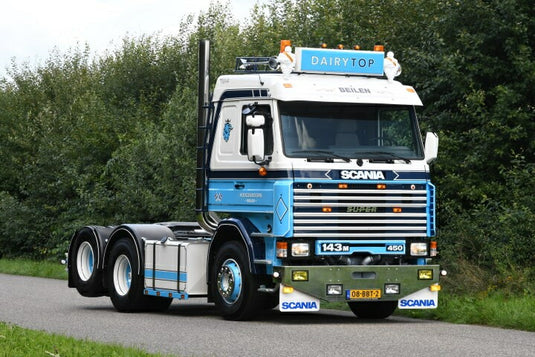 【予約】12月以降発売予定Dairytop Scania 143-450 6x2 sleepas トラック トラクタ/TEKNO 建設機械模型 工事車両 1/50 ミニカー