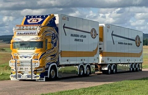 【予約】4月以降発売予定Malmbergs ASG 2 Scania Next Gen R-serie Highline Zweedse combi トラック /Tekno 建設機械模型 工事車両 1/50 ミニカー