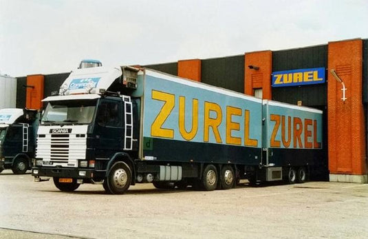 【予約】12月以降発売予定Zurel Scania 112 motorwagen met 2-assige wipkar トラック /建設機械模型 工事車両 TEKNO 1/50 ミニチュア