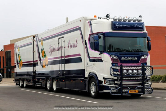 【予約】Tijsterman Pronk Scania Next Gen S520-V8 Highline motorwagen met wipkar トラック/TEKNO 建設機械模型 工事車両 1/50 ミニカー