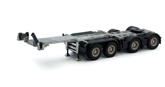 Baustze 2axle 20ft trailer + Dolly for LZV 83015 トレーラー トラック /Tekno 1/50 建設機械模型