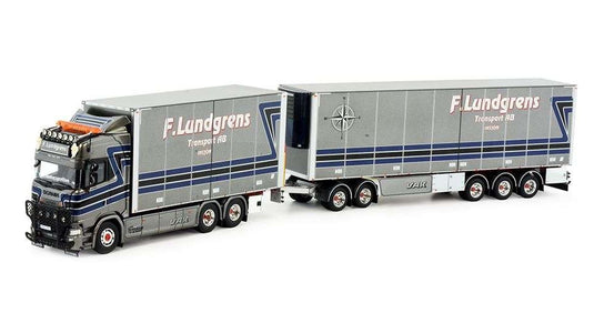 Lundgrens Scania Next Gen S-Serie box combi 83378 トレーラー トラック /Tekno 1/50 建設機械模型