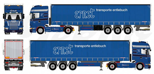 【予約】2023年発売予定Scania R serie Topline 4x2 トラック/建設機械模型 工事車両 TEKNO 1/50 ミニチュア