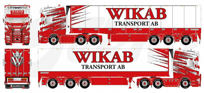 【予約】2023年発売予定Scania Next Gen S-serie Highline 6x2 sleepas met koeltrailer トラック/建設機械模型 工事車両 TEKNO 1/50 ミニチュア