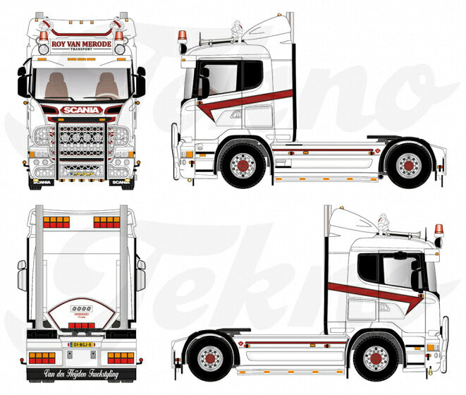 【予約】2023年発売予定Scania R-serie 4x2 トラクタ トラック/建設機械模型 工事車両 TEKNO 1/50 ミニチュア