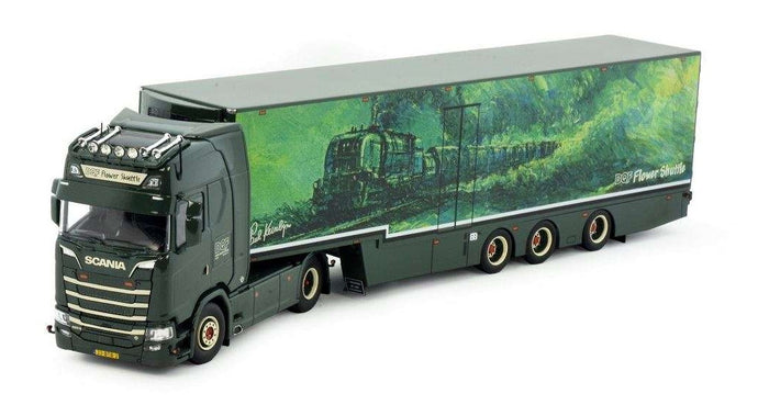DQF Scania Next Gen S530-V8 Highline reefer semitrailer 84409 トレーラー トラック /Tekno 1/50 建設機械模型 ミニチュア
