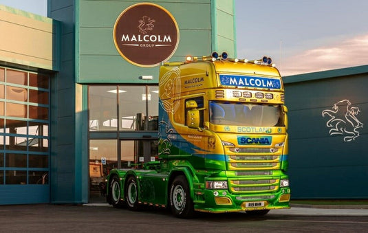 【予約】2024年発売予定Malcolm Scania R Streamline Topline 6x2 トラック トラクタ /TEKNO  1/50 建設機械模型