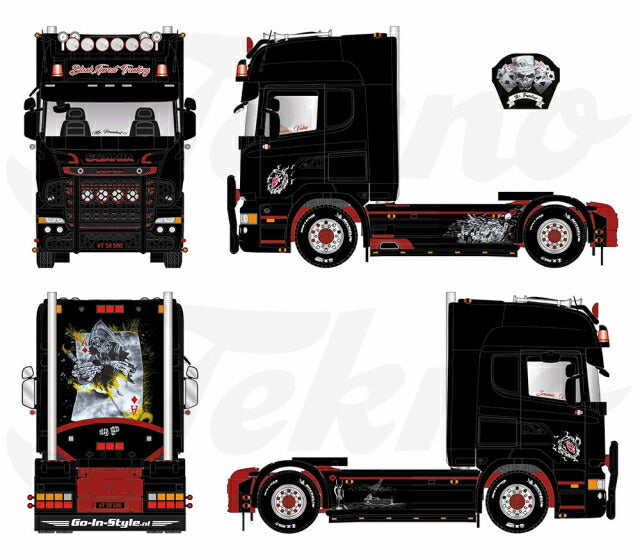 【予約】2023年発売予定Scania R-serie Streamline Topline 4x2 トラクタ トラック/建設機械模型 工事車両 TEKNO 1/50 ミニチュア