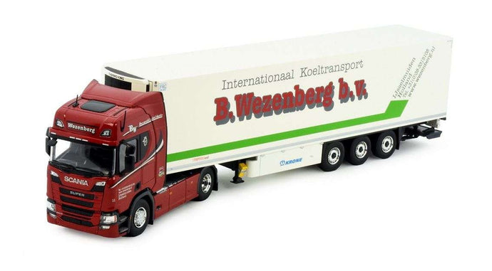 Wezenberg Scania S Highline 4x2 Reefer Semitrailer 3axle 84913 トレーラー トラック /Tekno 1/50 建設機械模型