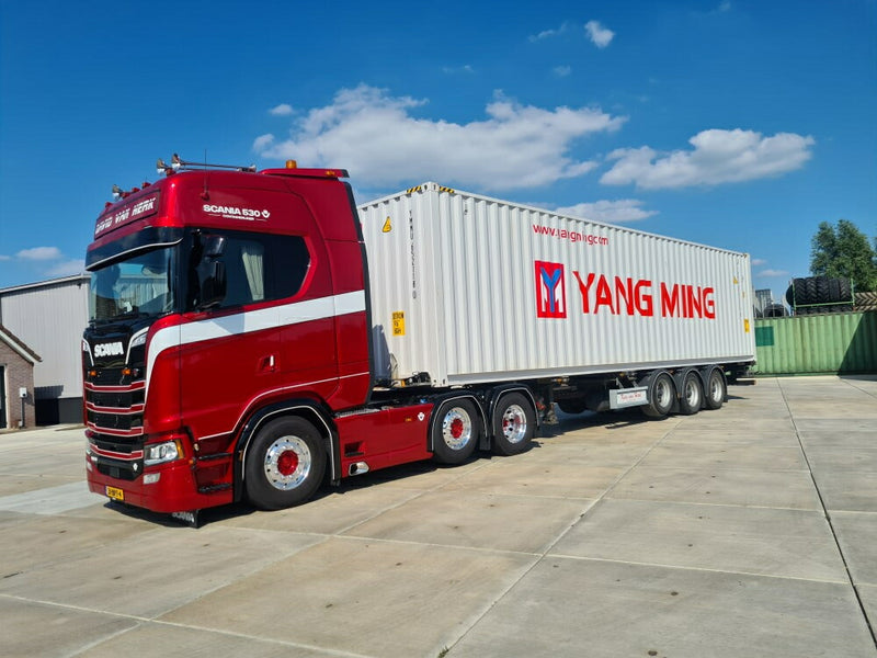 【予約】2024年発売予定Herk, David vanScania 530S-V8 Highline 6x2 met 40ft. reefer  container トラック/Tekno 1/50 建設機械模型　ミニチュア