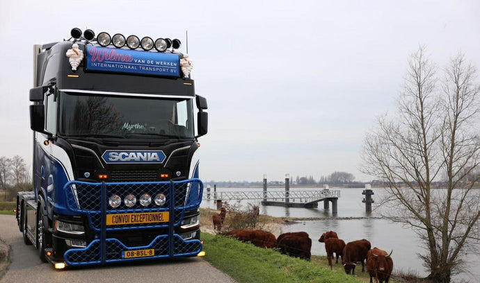 【予約】2024年発売予定Werken, Wilma van deScania Next Gen S520 Highline 6x2トラクタ トラック/Tekno 1/50 建設機械模型　ミニチュア