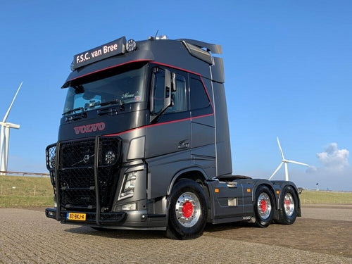 【予約】6-8月以降発売予定Bree, van F.S.C. TransportVolvo FH04 Globetrotter 6x2 トラックトラクタ/TEKNO 1/50 模型 建設機械ミニチュア
