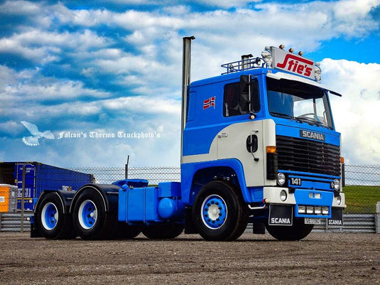 【予約】4-6月以降発売予定Sties Scania 141 6x2 sleepas trekker トラック トラクタ/Tekno  1/50 建設機械模型 工事車両