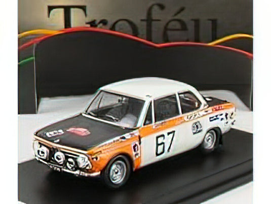 BMW - 2002Ti N 67 RALLY MONTECARLO 1972 N.KOOB - WHITE ORANGE BLACK /Trofeu 1/43 ミニカー