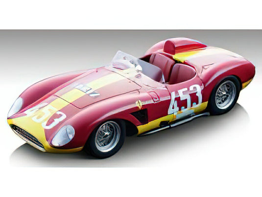 【予約】2024年発売予定FERRARIフェラーリ 500 TESTAROSSA TRC N 453 MILLE MIGLIA 1957 S.SBARCI - RED YELLOW /Tecno 1/18 ミニカー