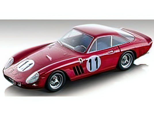 【予約】10-12月以降発売予定FERRARIフェラーリ 330 LMB TEAM NORTH AMERICAN RACING N.A.R.T. N 11 24h LE MANS 1964 D.GURNEY - J.HALL - RED /Tecno 1/18 ミニカー