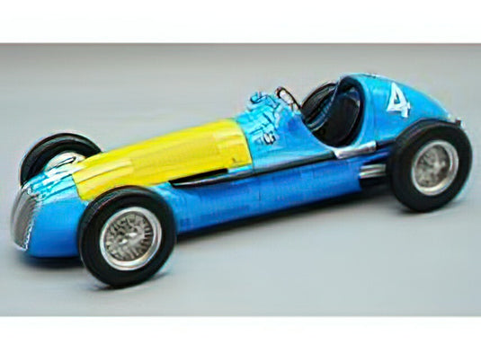 【予約】10-12月以降発売予定MASERATI - F1 4CLT N 4 WINNER PAU GP 1949 JUAN MANUEL FANGIO - BLUE YELLOW /Tecno 1/18 ミニカー