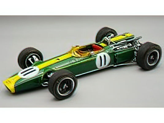 【予約】10-12月以降発売予定LOTUSロータス F1 43 TEAM LOTUS N 11 BELGIUM GP 1966 PETER ARUNDELL - BRITISH RACING GREEN YELLOW /Tecno 1/18 ミニカー